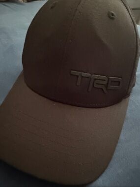 TRD Men's Black Curved-Brim Hat